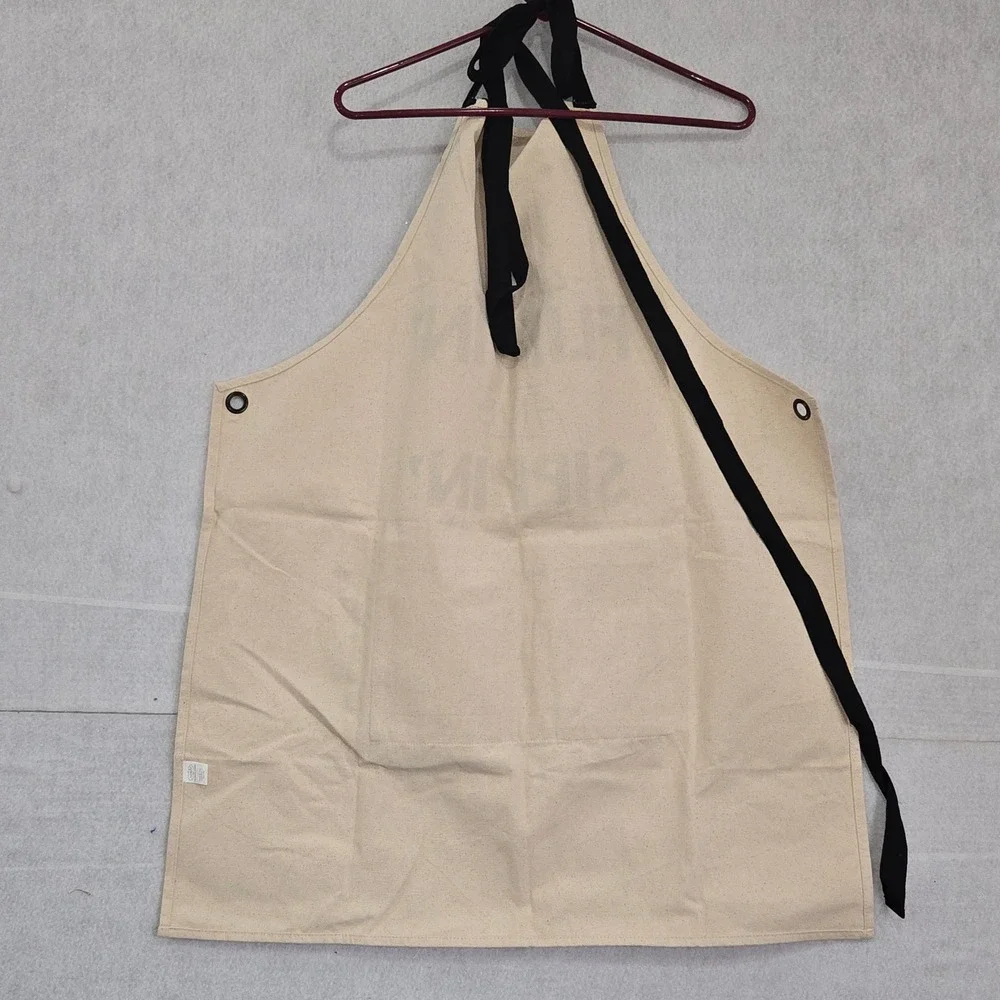 Mud Pie Flippin and Sippin Canvas BBQ Apron with Bottle Opener Light Up One Size